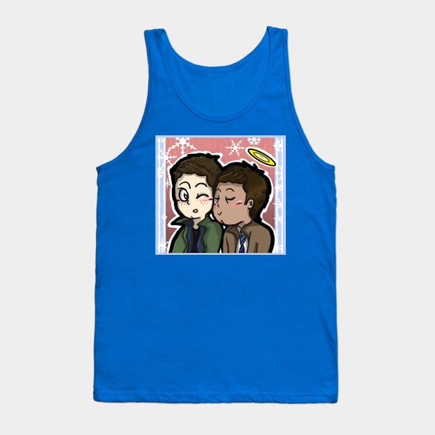 Destiel Winter Tank Top by SuperSamWallace